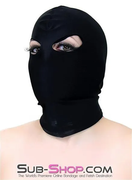 1669DL       Spandex Beginner Open Eyes Hood - MEGA Deal