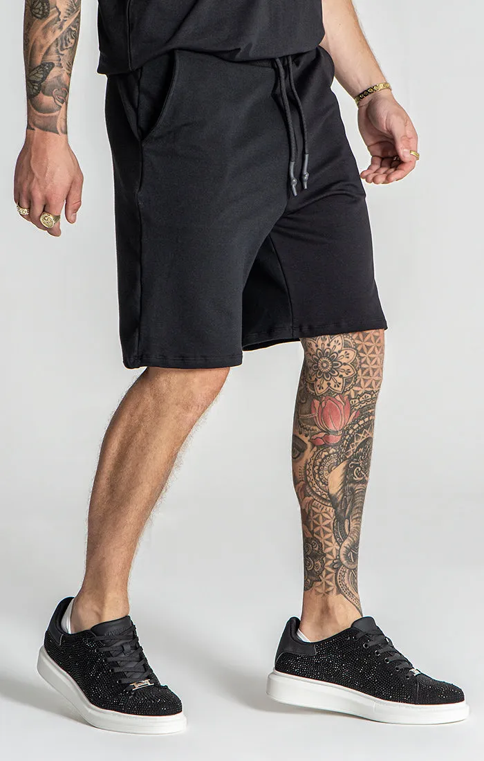 Black Easy Shorts