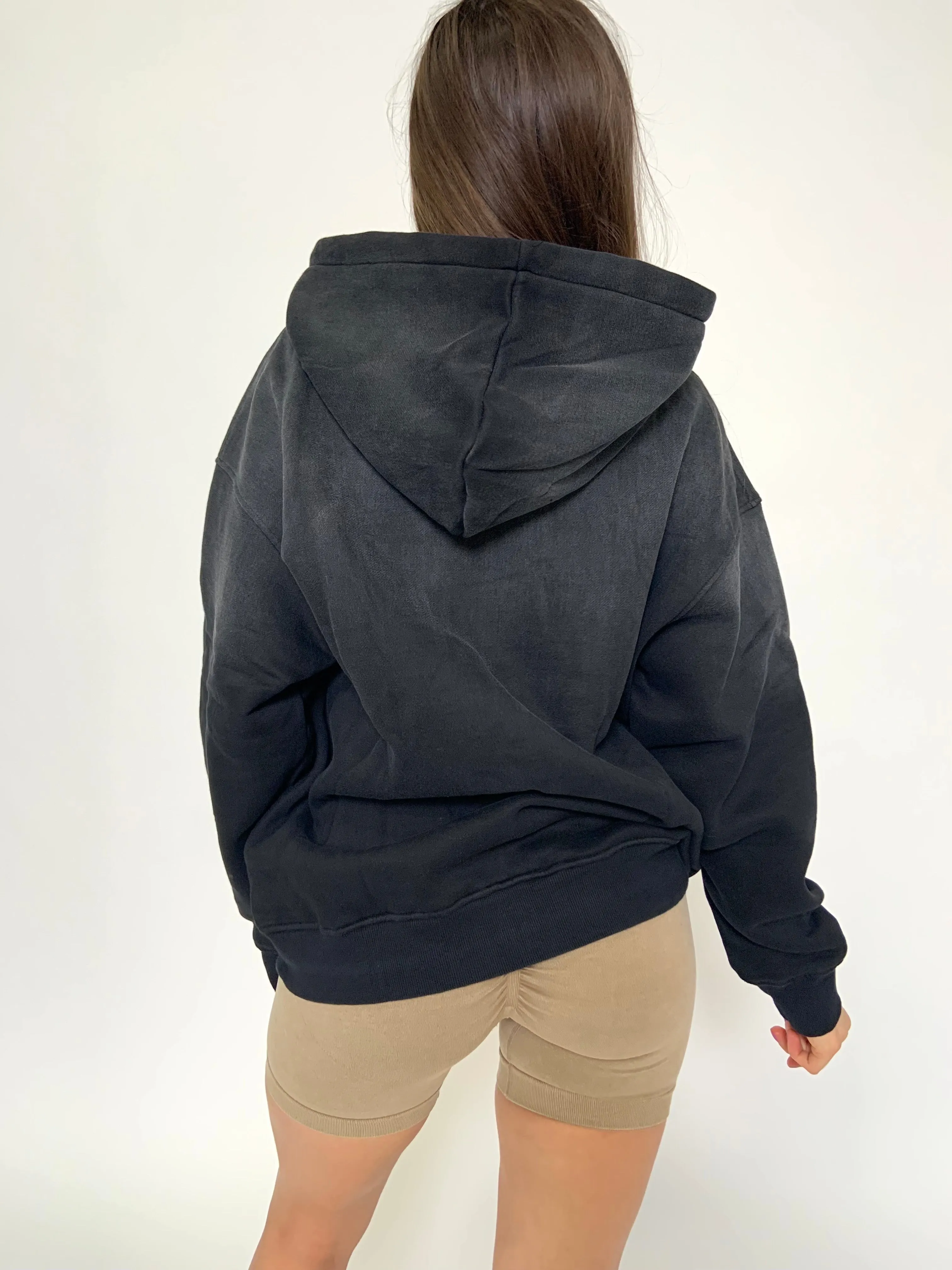 Black Hoodie - Gradient Charcoal