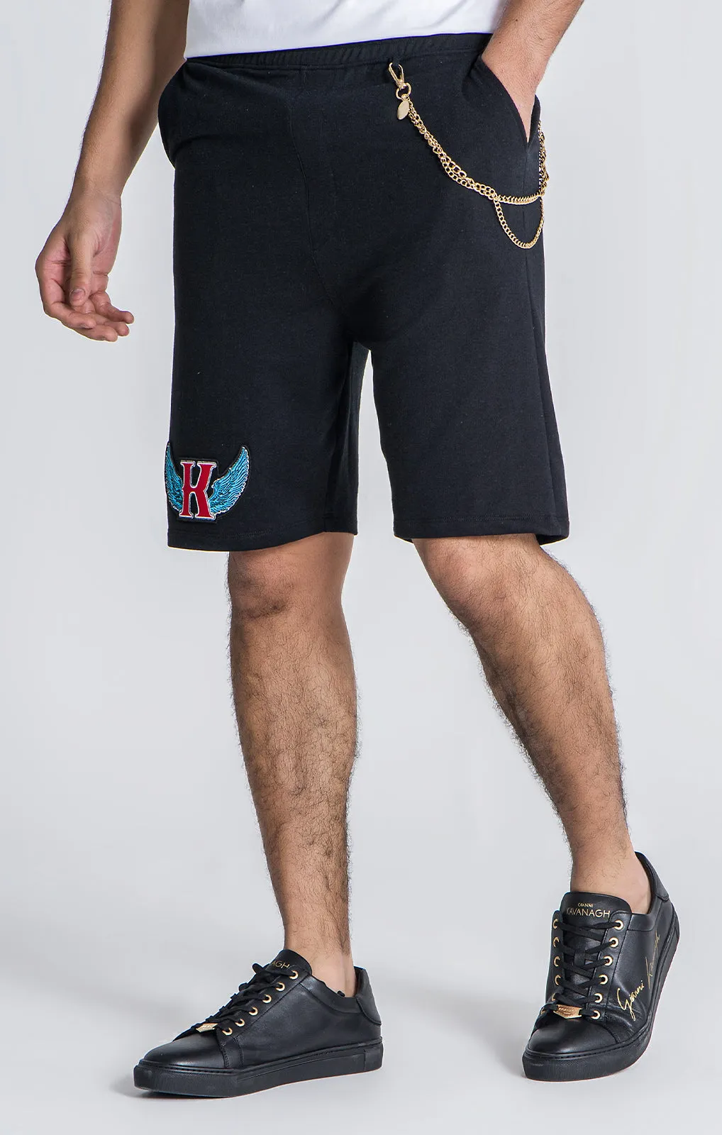 Black Royals Loose Shorts