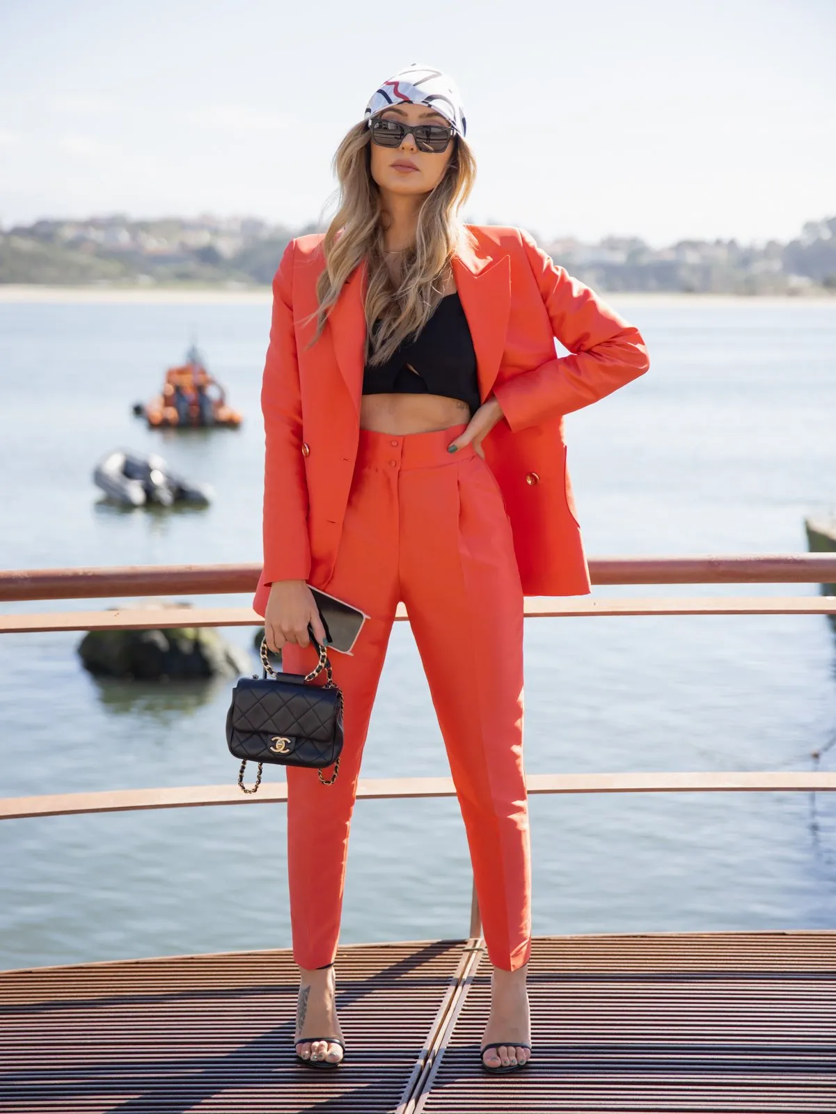 BLAZER LARANJA VIBRANTE