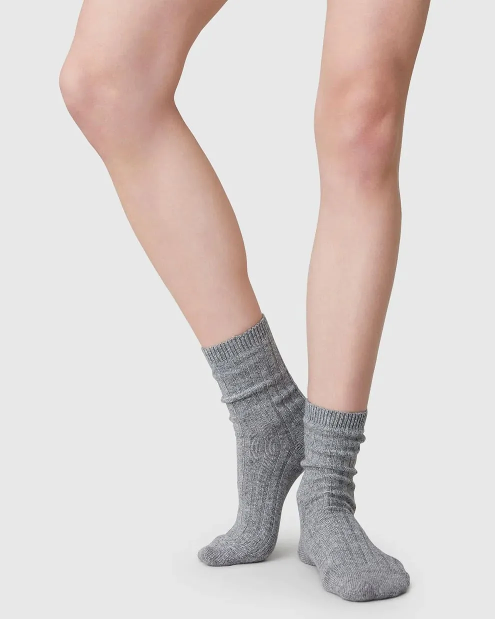 Chaussettes d'hiver grises