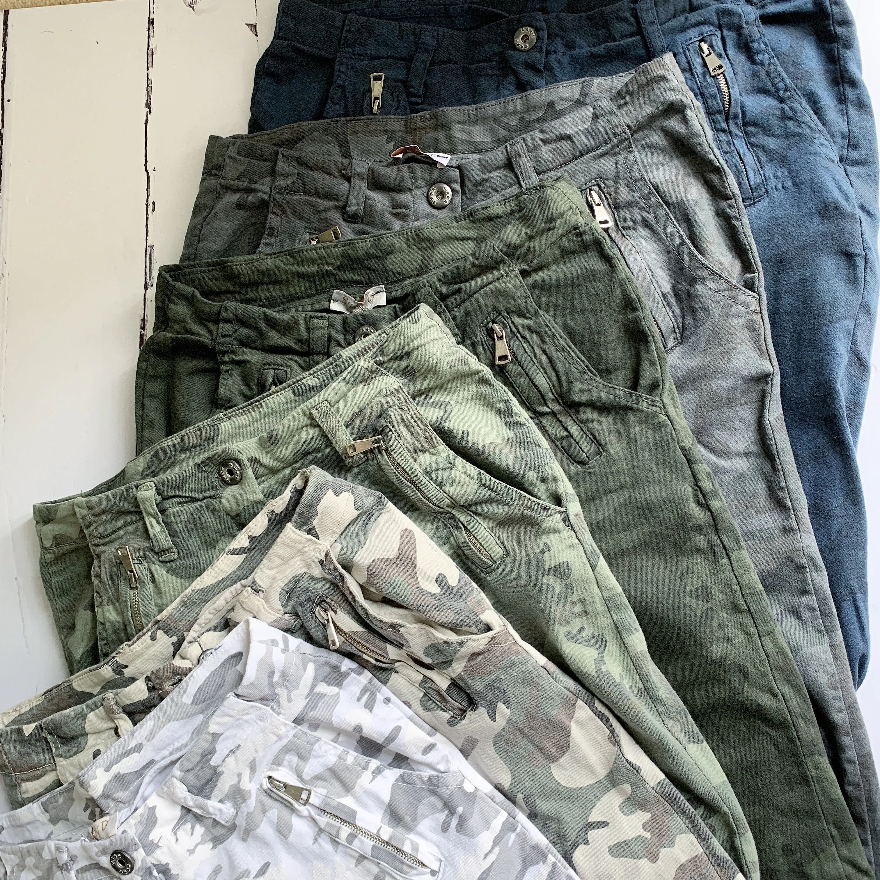 Dark grey camo combat jeans *now half price*