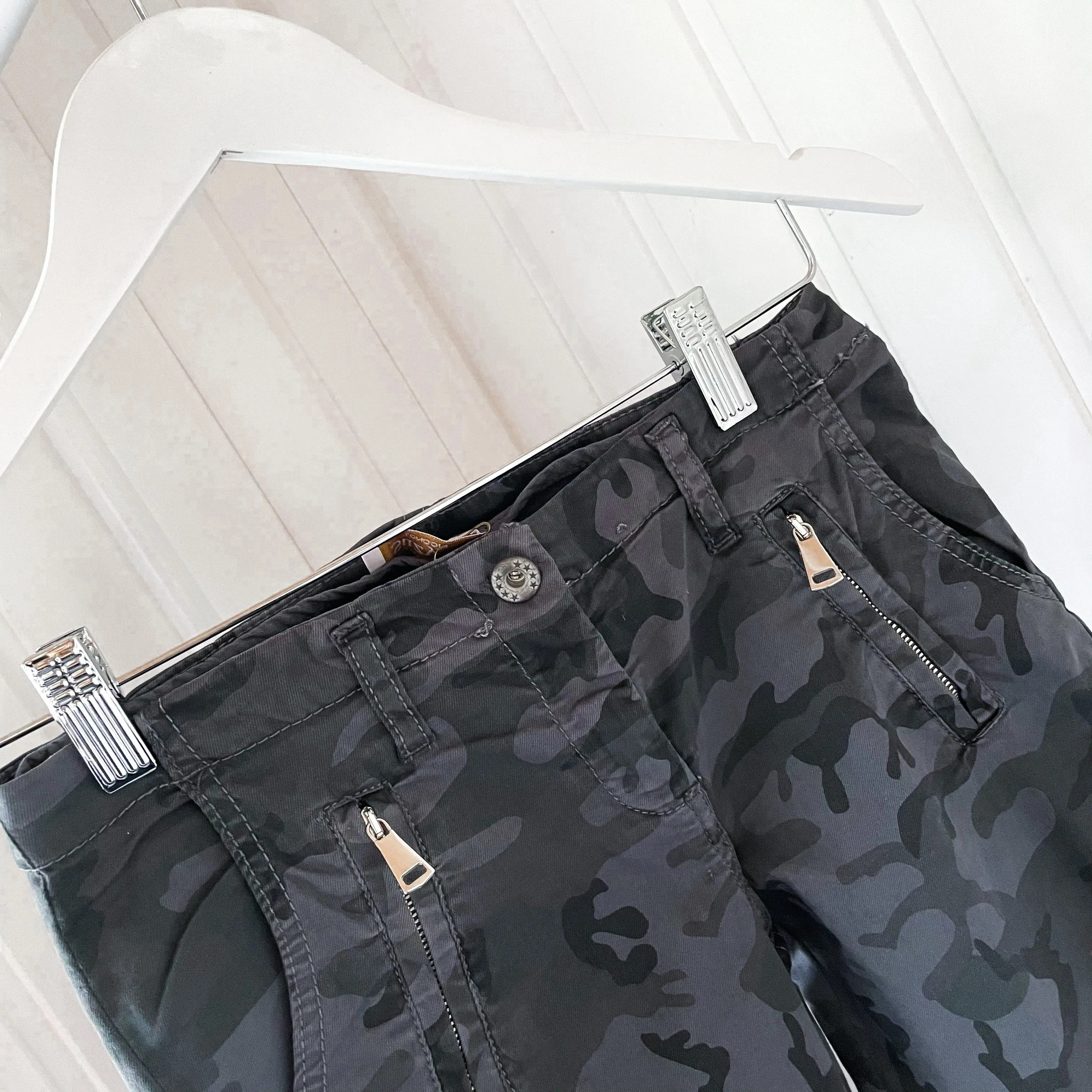 Dark grey camo combat jeans *now half price*