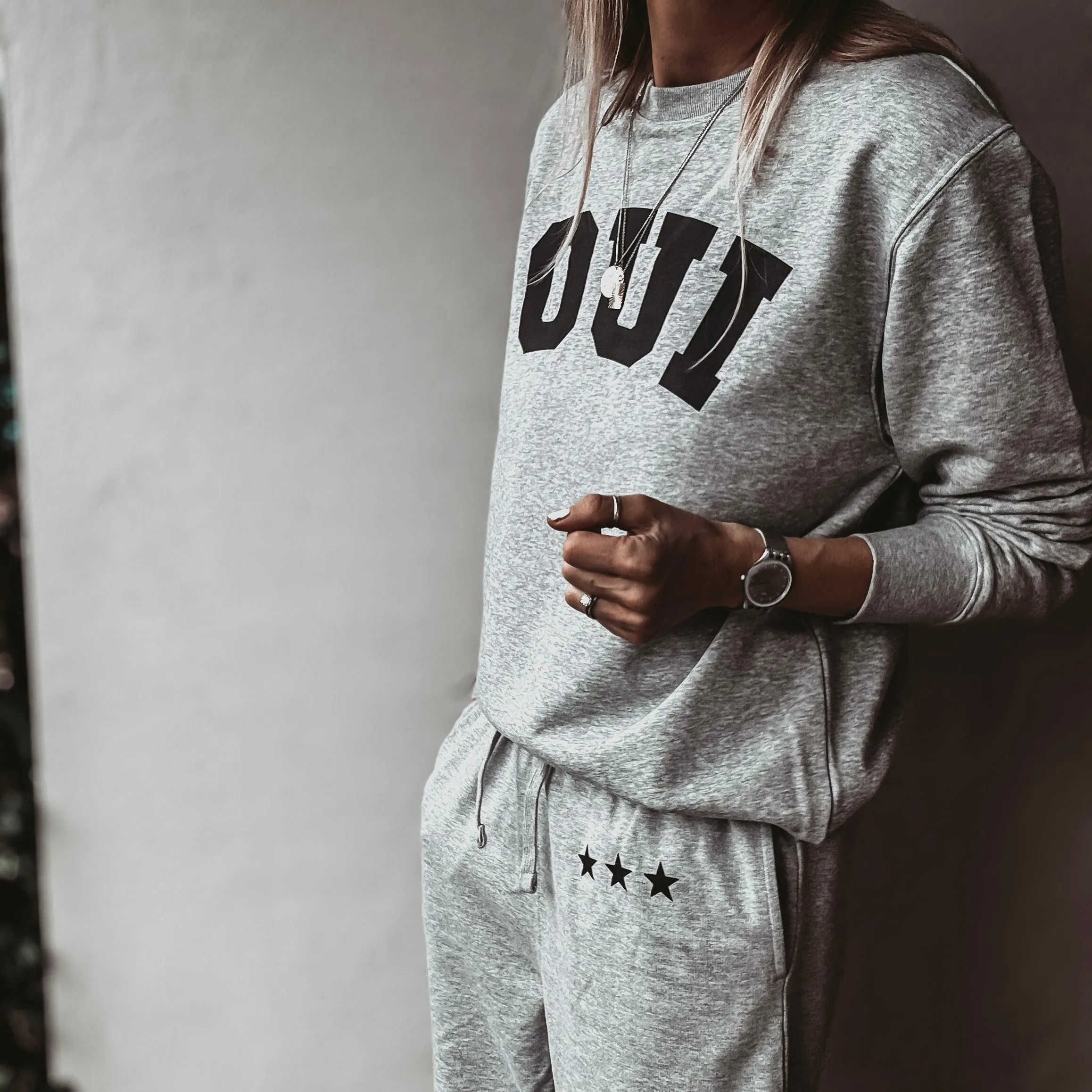 GREY OUI sweatshirt *relaxed style* NEW