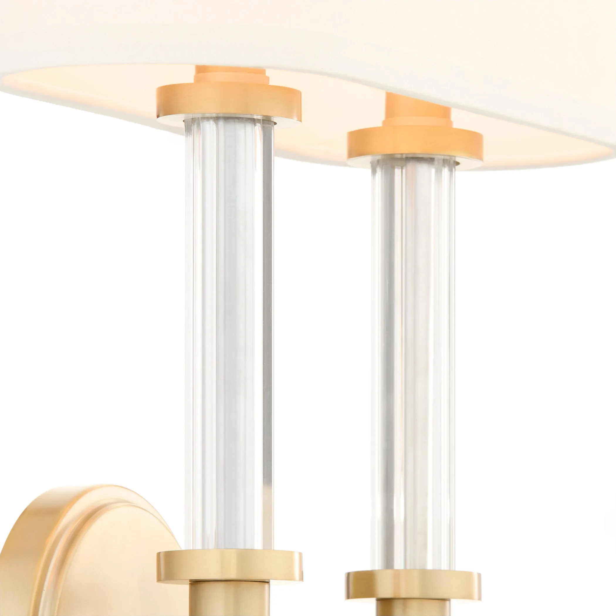 Hightower 2 Light Wall Sconce | Aged Brass