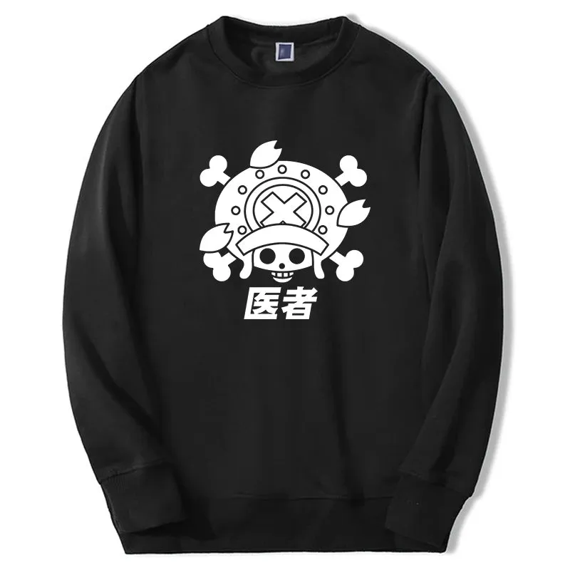 Kawaii Mangas Sweatshirt Cute Tony Chopper Nika Men Women Hot Anime Graphic Hoodie For Adult Fashion Oversize Sudaderas Pullover