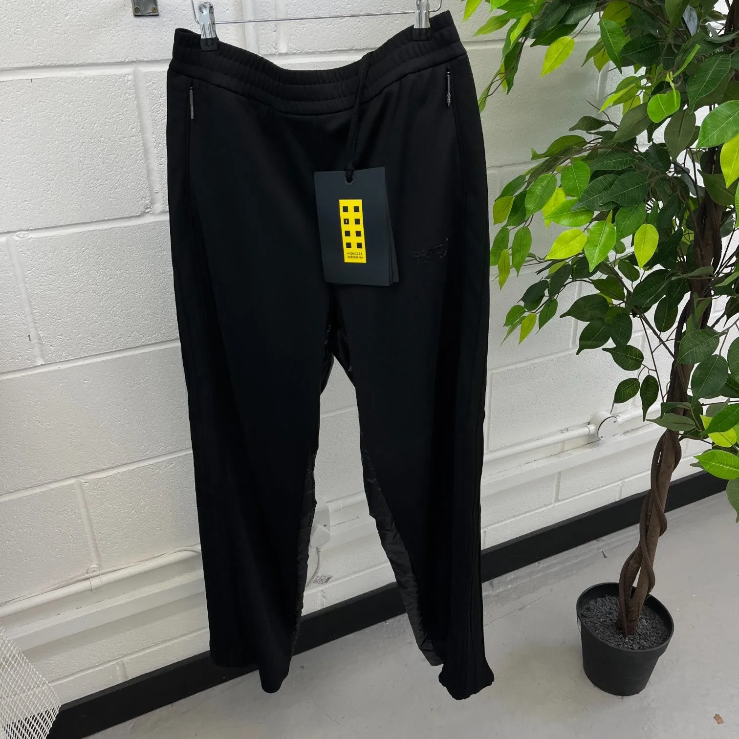 Men's Fleece Logo Joggers Black Size M