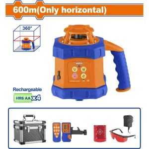 Nivel Laser De Línea Autonivelante Rotativo Aplicación: Solo Horizontal Rango De Trabajo: 600M Precisión ±1 Mm @ 10 M