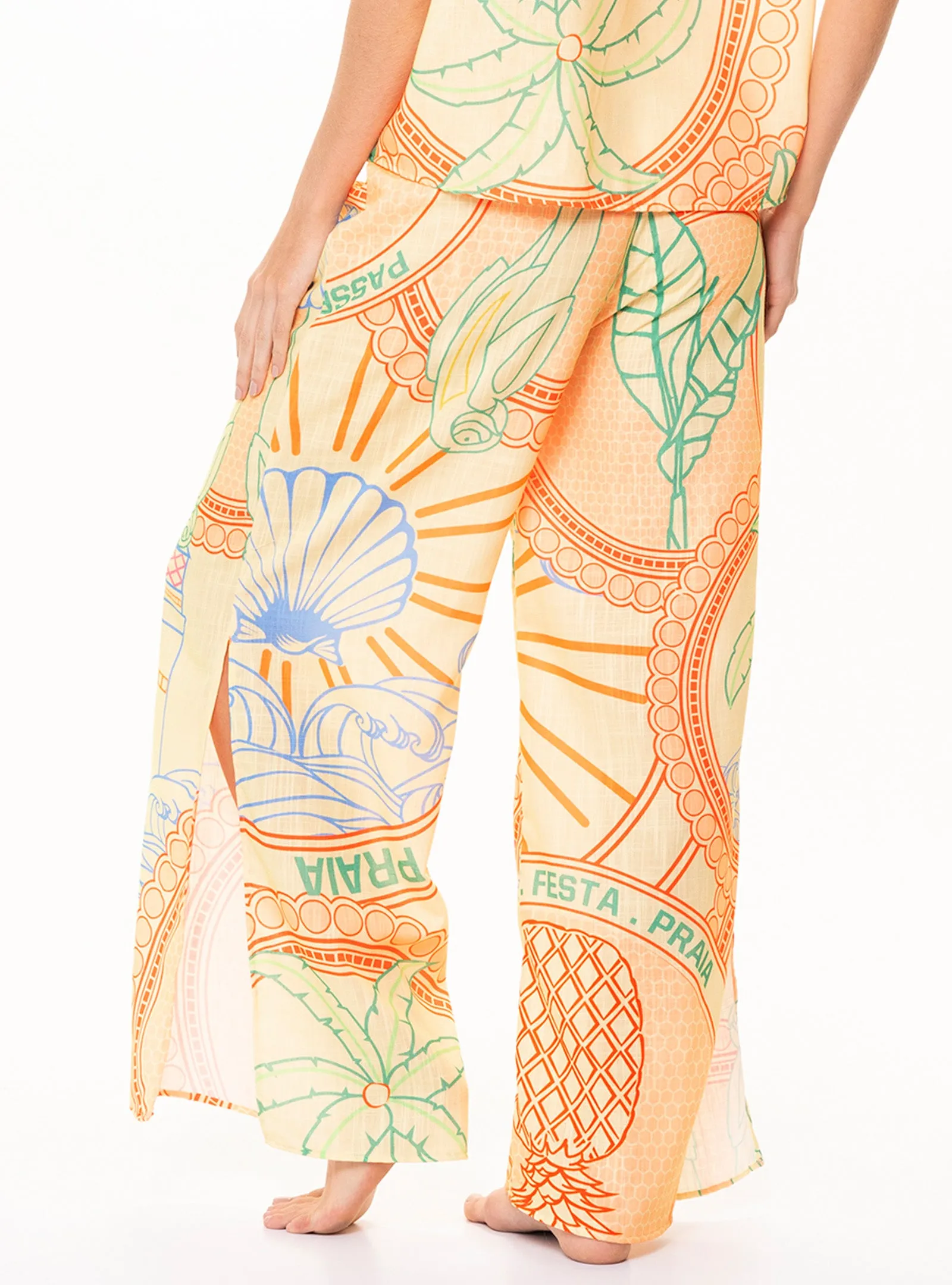 Pantalon 8066 Con  Aberturas - Est Praia