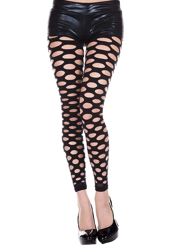 Pothole Opaque Spandex | LEGGINGS*