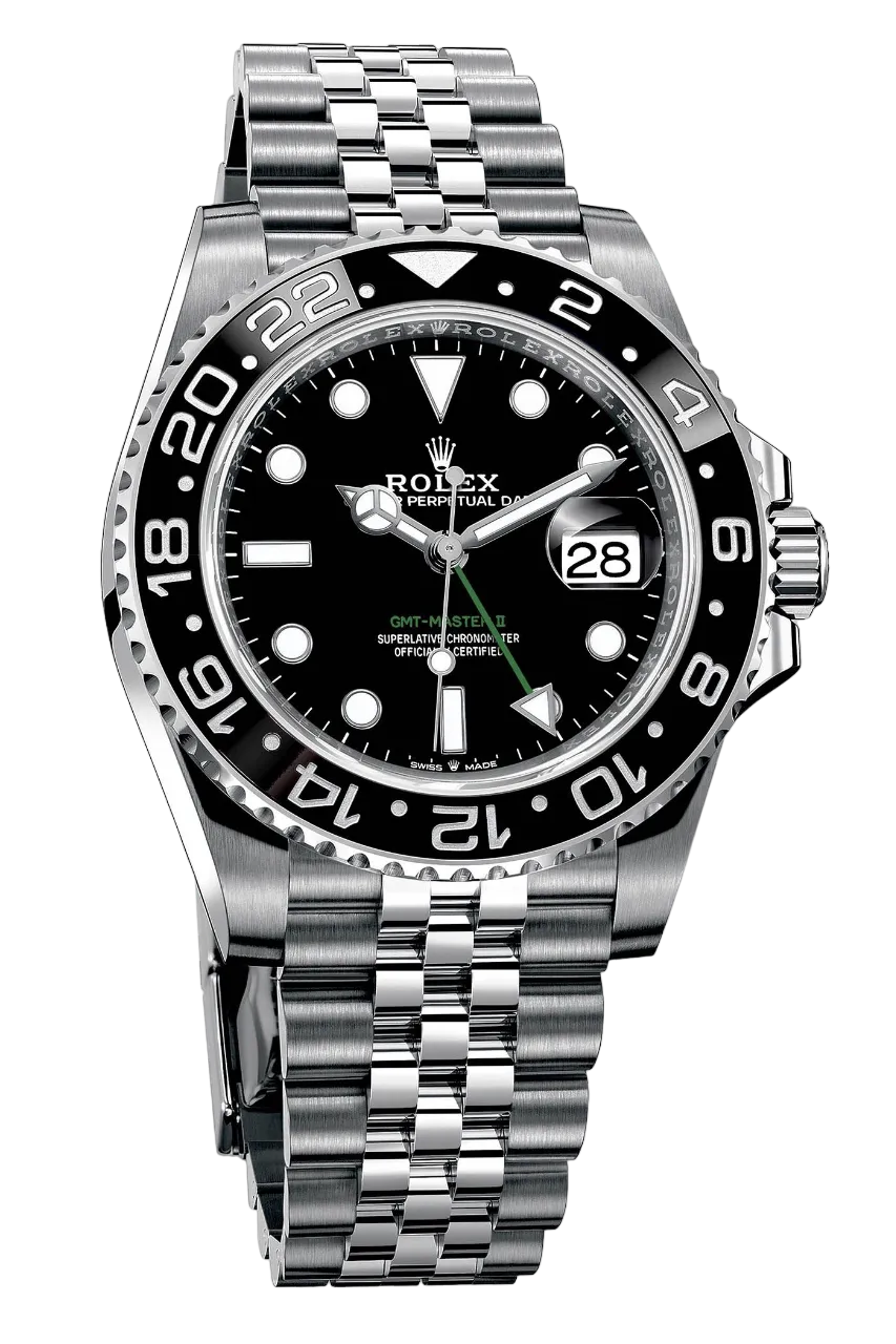 Rolex GMT Master II 116710LN on Jubilee Bracelet