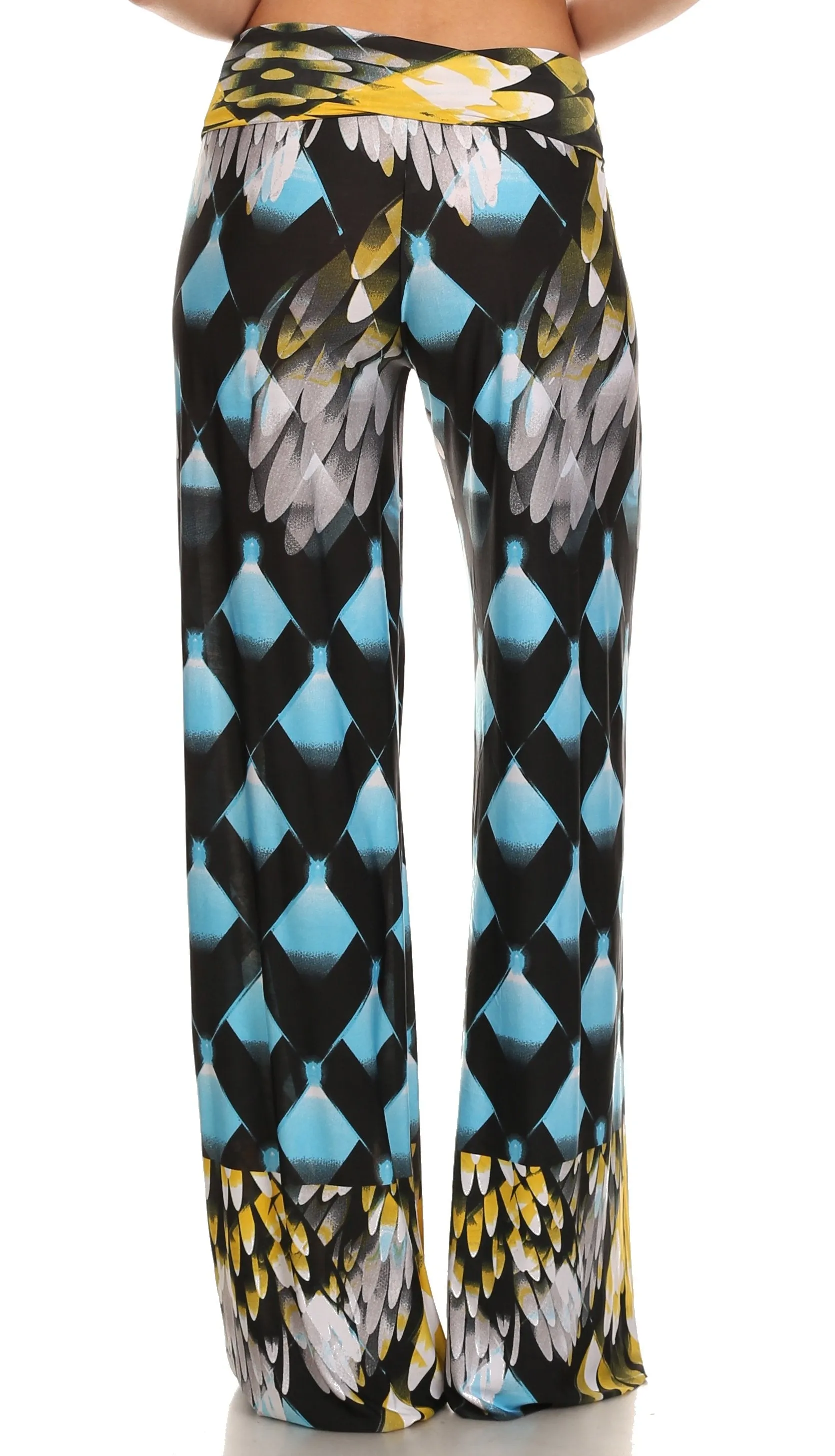 Sakkas Mikaela Spring / Summer Print Wide Leg Spandex Palazzo Pant