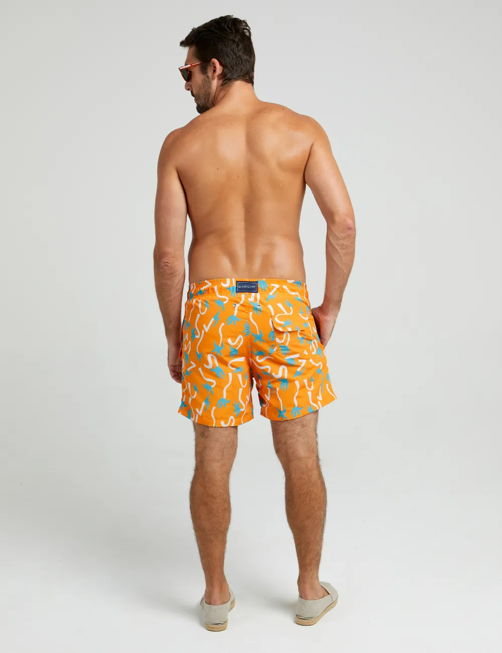 Swim Short Coqueiros - Laranja