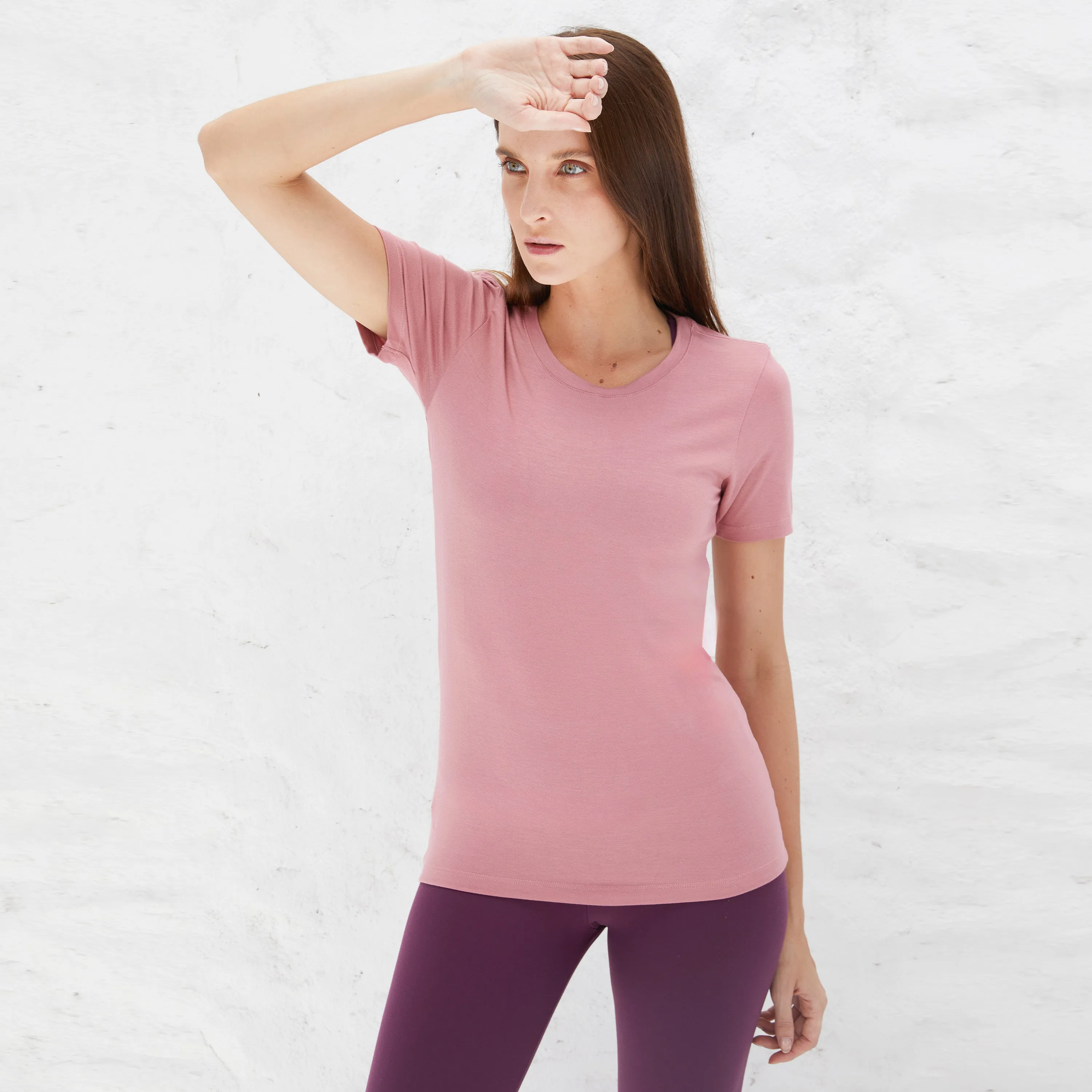 Tech T-Shirt Modal Premium Feminina | Basico.com - Rose