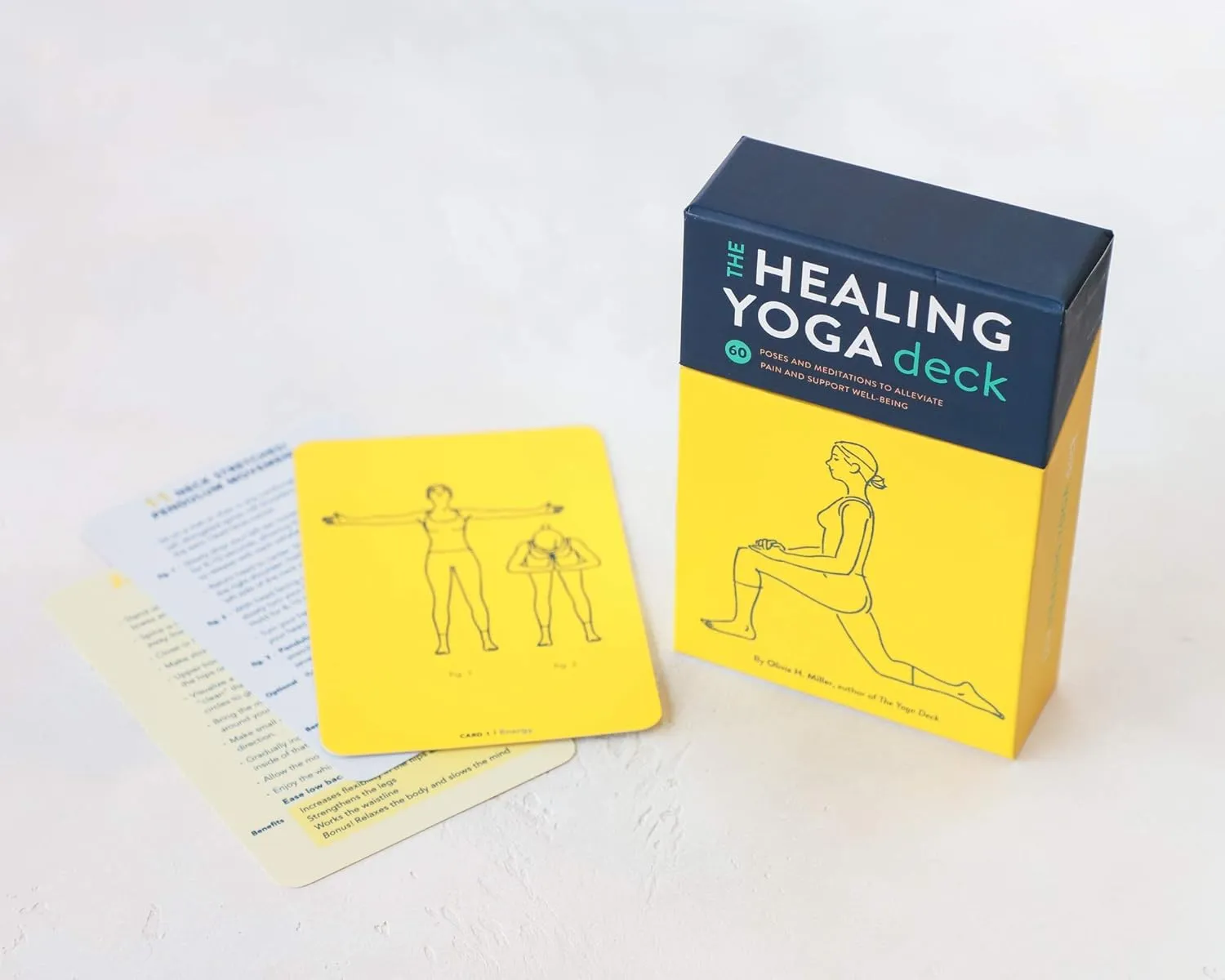 The Healing Yoga Deck: 60 Poses and Meditations to Alleviate Pain and Support Well-Being