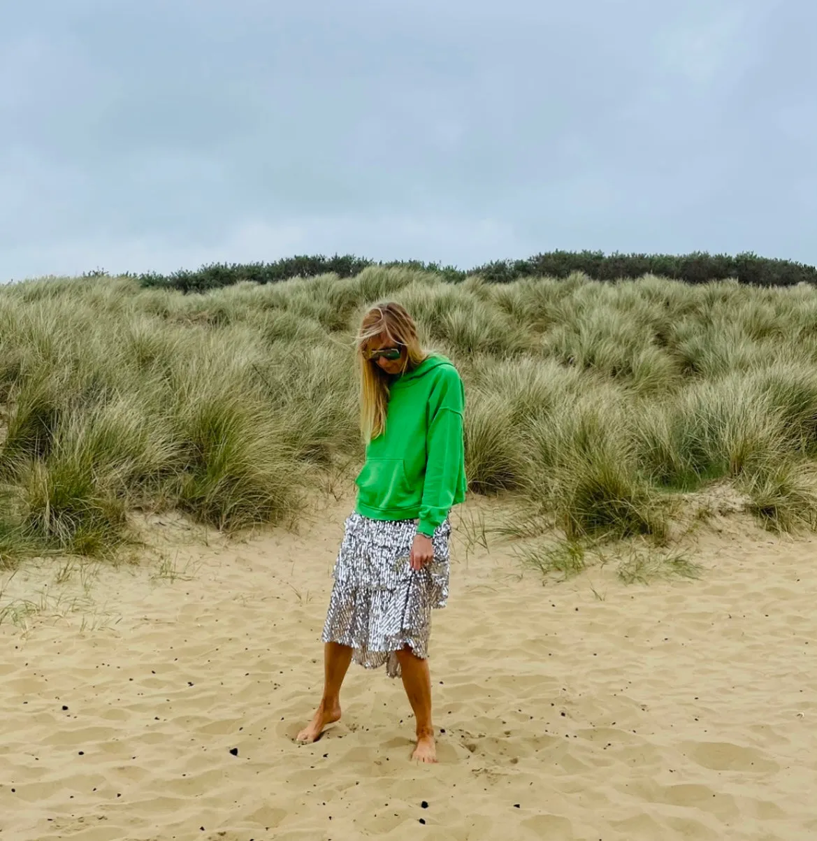 ULTIMATE NEON GREEN  super slouchy hoody